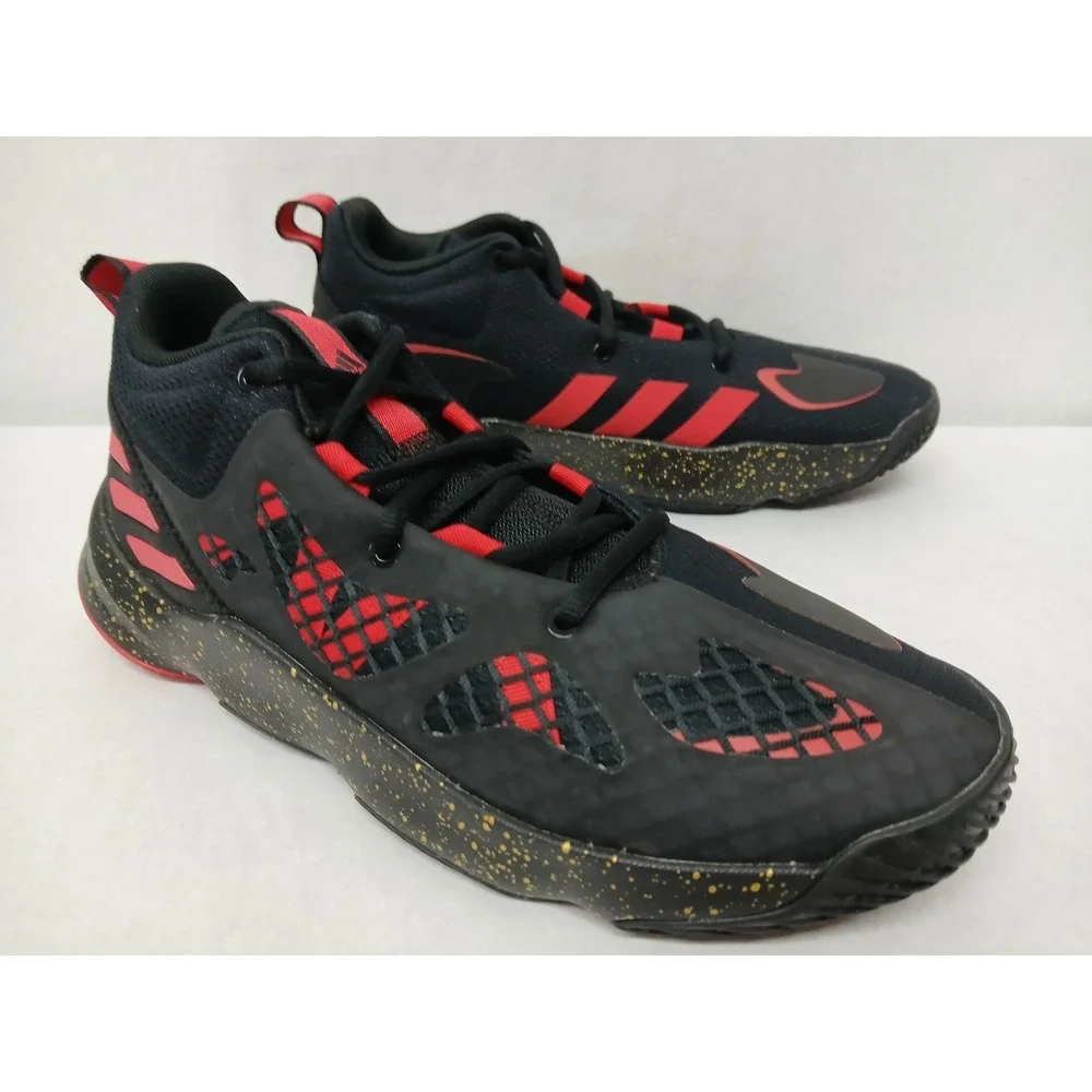 Adidas Pro N3XT 2021 GY2865 Basketball Shoes Black Red Gold GY2865‎ Mens Size 9